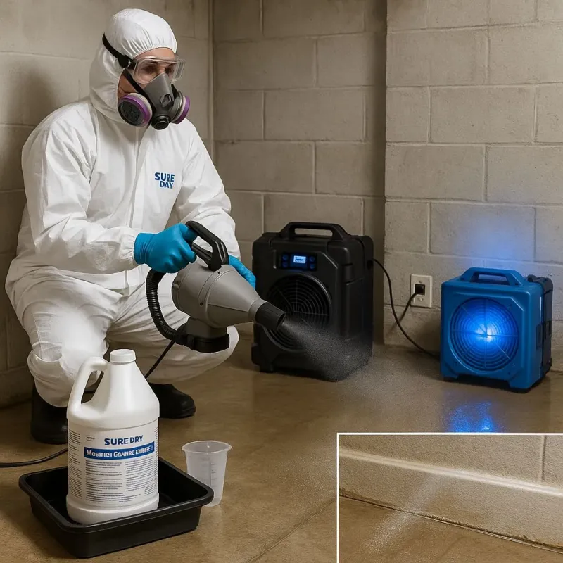 Sanitization and Odor Removal process in Summit, MS